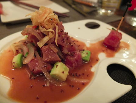 Ceviche de atún rojo / Los Foodistas