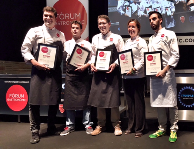 Seleccionados y ganador del Premio al Mejor Cocinero del Año 2016 / Foto: Godo Chillida para Los Foodistas© 