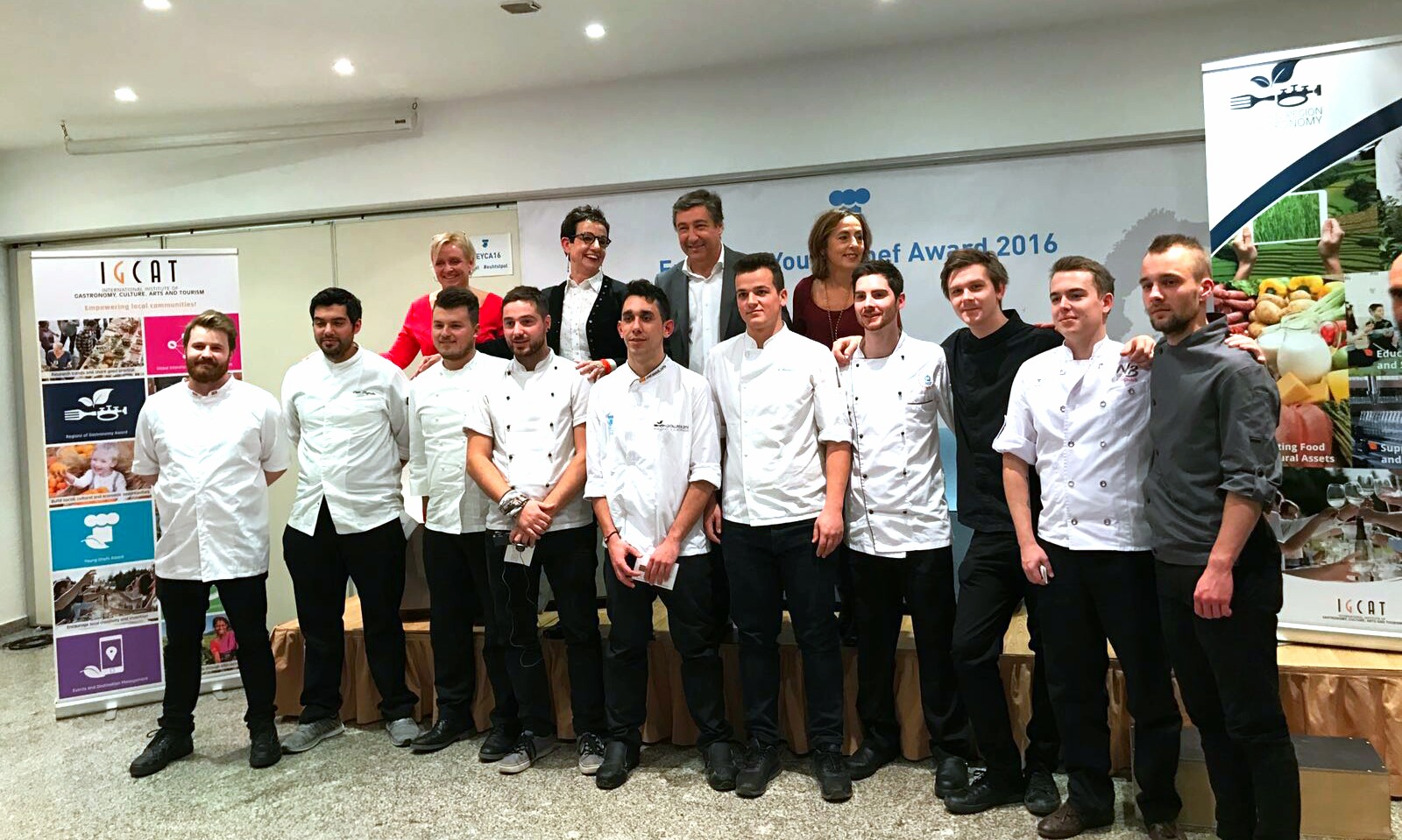 Todos los participantes de European Young Chef Award 2016